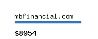 mbfinancial.com Website value calculator