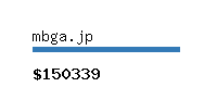 mbga.jp Website value calculator