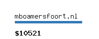 mboamersfoort.nl Website value calculator