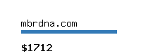 mbrdna.com Website value calculator