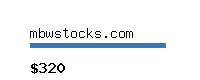 mbwstocks.com Website value calculator