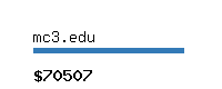 mc3.edu Website value calculator