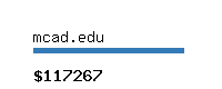 mcad.edu Website value calculator