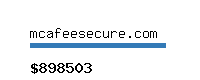 mcafeesecure.com Website value calculator