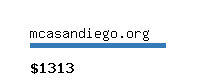 mcasandiego.org Website value calculator