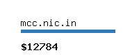 mcc.nic.in Website value calculator