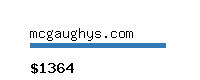 mcgaughys.com Website value calculator