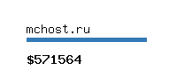 mchost.ru Website value calculator