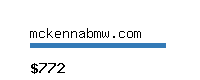 mckennabmw.com Website value calculator