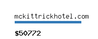 mckittrickhotel.com Website value calculator