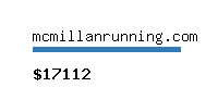 mcmillanrunning.com Website value calculator