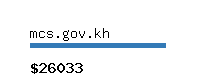 mcs.gov.kh Website value calculator