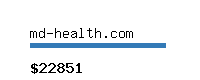 md-health.com Website value calculator