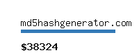 md5hashgenerator.com Website value calculator