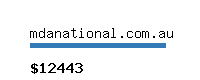 mdanational.com.au Website value calculator