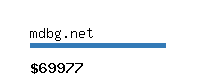 mdbg.net Website value calculator