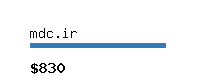 mdc.ir Website value calculator