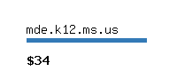 mde.k12.ms.us Website value calculator