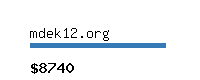 mdek12.org Website value calculator