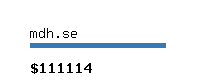 mdh.se Website value calculator