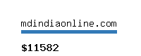 mdindiaonline.com Website value calculator