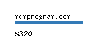 mdmprogram.com Website value calculator