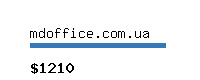 mdoffice.com.ua Website value calculator