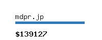 mdpr.jp Website value calculator