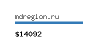 mdregion.ru Website value calculator