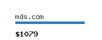 mds.com Website value calculator