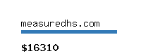 measuredhs.com Website value calculator