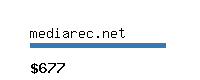 mediarec.net Website value calculator