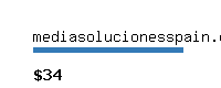 mediasolucionesspain.com Website value calculator