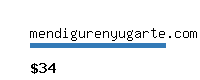 mendigurenyugarte.com Website value calculator