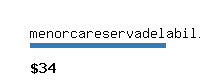 menorcareservadelabilletera.org Website value calculator