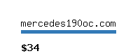 mercedes190oc.com Website value calculator