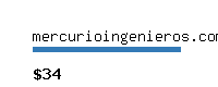 mercurioingenieros.com Website value calculator