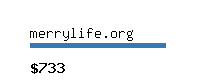 merrylife.org Website value calculator