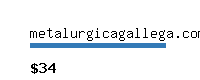 metalurgicagallega.com Website value calculator