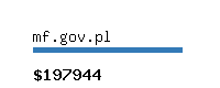 mf.gov.pl Website value calculator