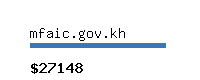 mfaic.gov.kh Website value calculator