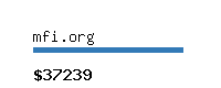 mfi.org Website value calculator