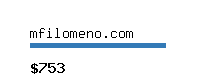 mfilomeno.com Website value calculator