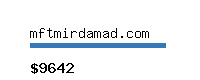 mftmirdamad.com Website value calculator