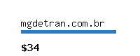 mgdetran.com.br Website value calculator