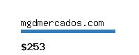 mgdmercados.com Website value calculator