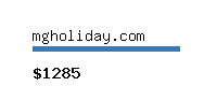 mgholiday.com Website value calculator