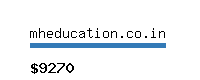 mheducation.co.in Website value calculator