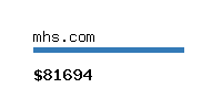 mhs.com Website value calculator