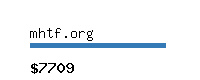 mhtf.org Website value calculator